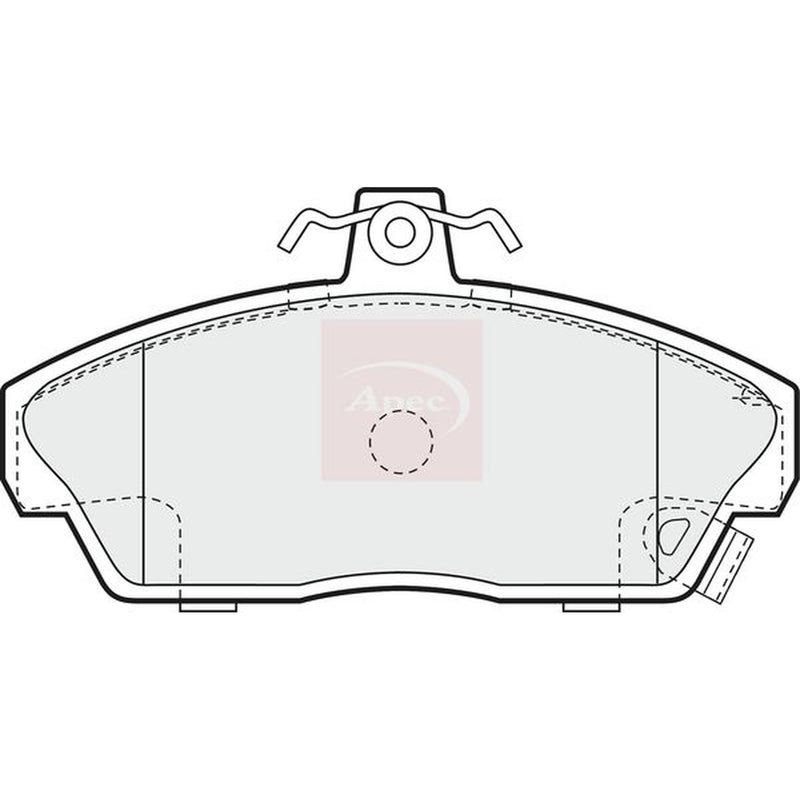Apec Front Brake Pad Set PAD1185