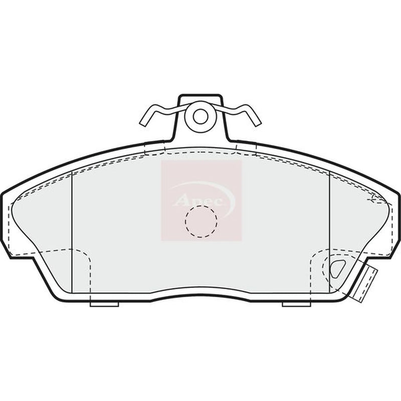 Apec Front Brake Pad Set PAD1185