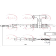 Apec Handbrake Cable Left Rear CAB1256
