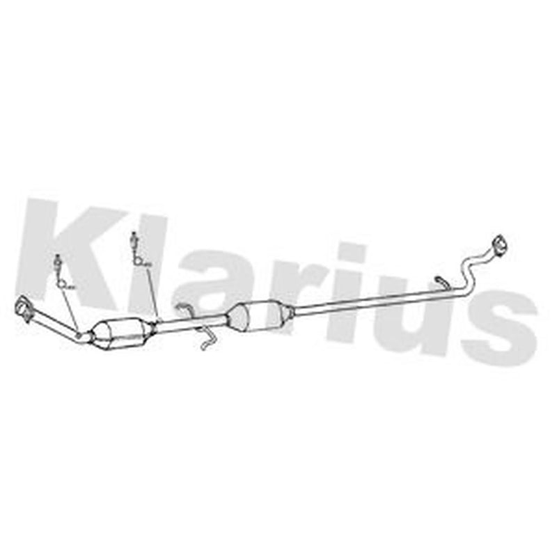 Klarius Catalyst Type Appr With Pipe 323655