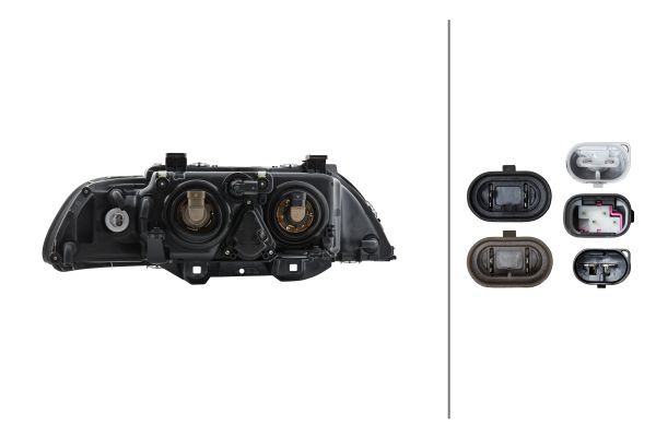 Hella Headlight Headlamp H21W Left