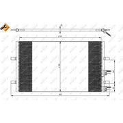 NRF Air Conditioning Condenser 35846