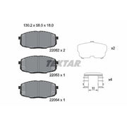 Textar Front Brake Pad Set 2205203