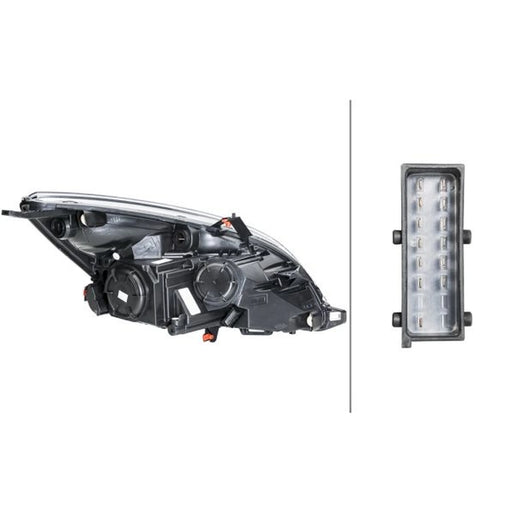 Hella Headlight Headlamp H7/H1 Right 1ES 354 830-041