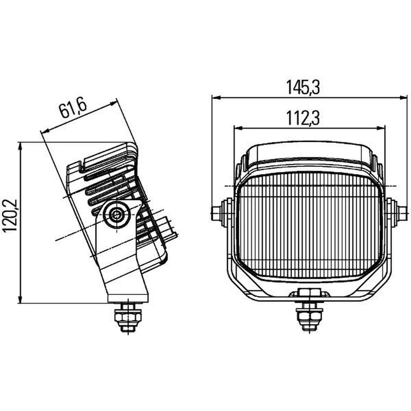 Hella Lamp ZR 0GR Hd Md12-24 Dt PB1 2ZR Rear 2ZR 996 188-121 1166881 2ZR 996