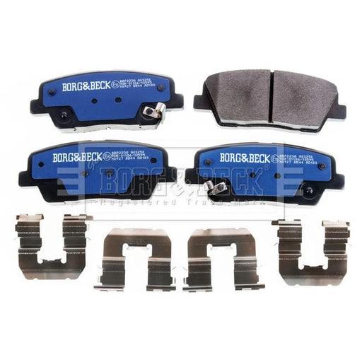 Borg & Beck 4 x Rear Brake Pad Set BBP2238