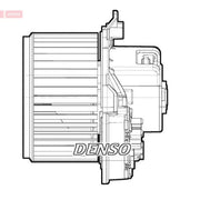 Denso Heater Blower Fan DEA09072