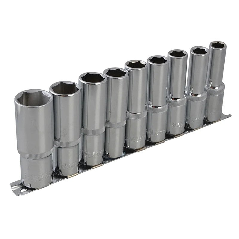 BlueSpot Tools 1/2in Drive Deep Socket Set, 9 Piece - 01541