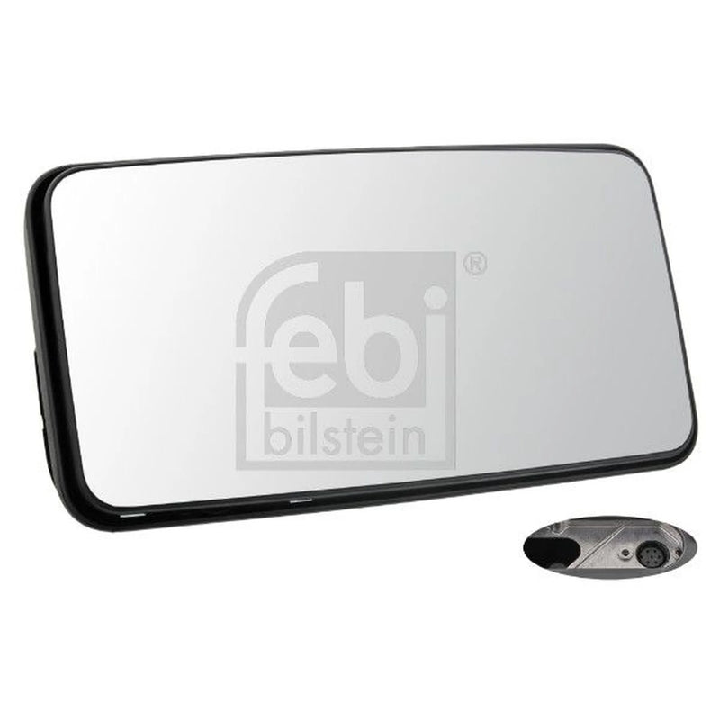 Febi Driver Cab Exterior Mirror Wide 120mm Thick 49989