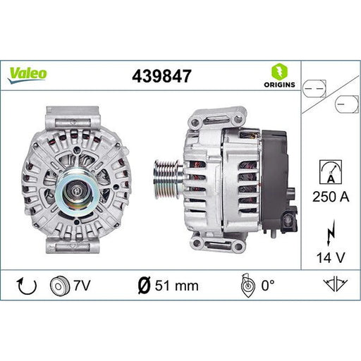 Valeo Car Alternator 12V 439847