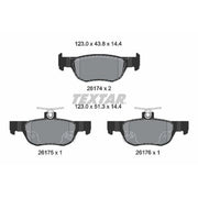 Textar Rear Brake Pad Set 2617401