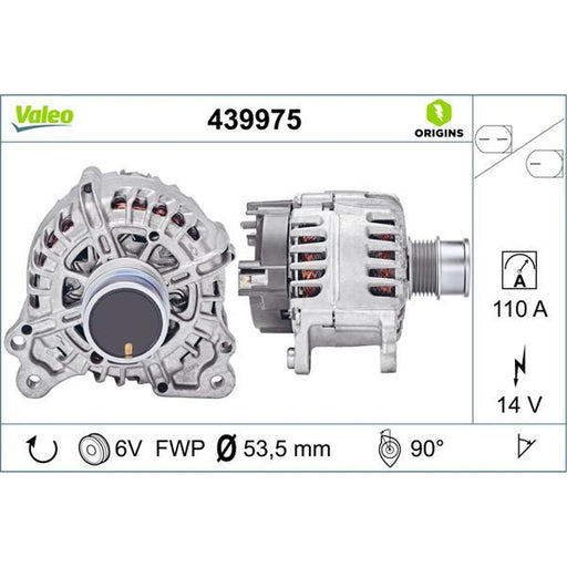 Valeo Car Alternator 12V 439975