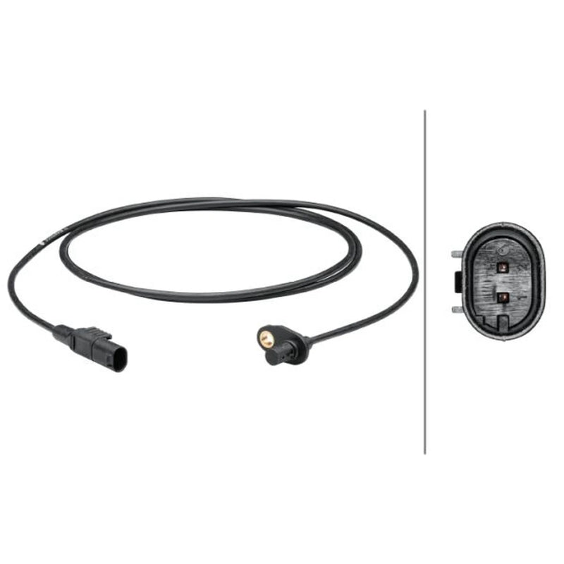 Hella ABS Wheel Speed Sensor Rear 6PU 012 679-581