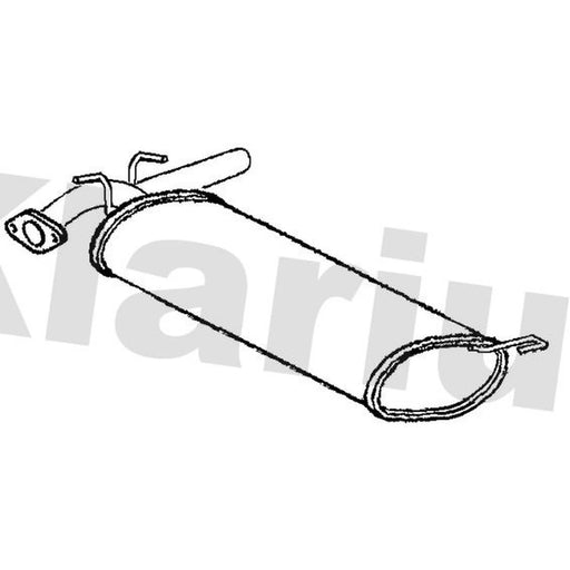 Klarius Box With Tail Pipe Rear SZ154A