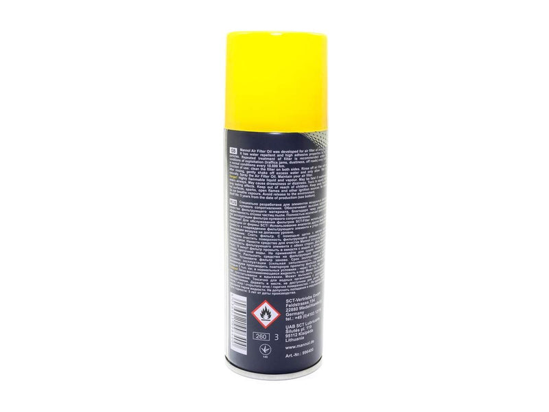 MANNOL Air Filter Oil 200ml Especially Developed For Sport Air Filters - MAN