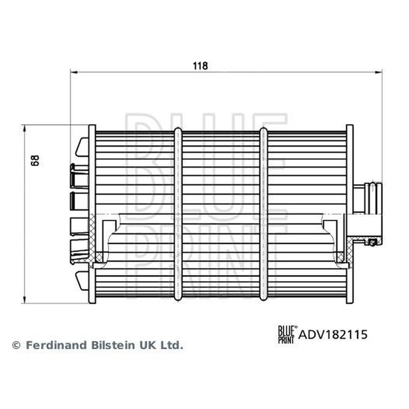 Blue Print Engine Oil Filter ADV182115