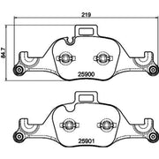 DON Front Brake Pad Set PCP2123