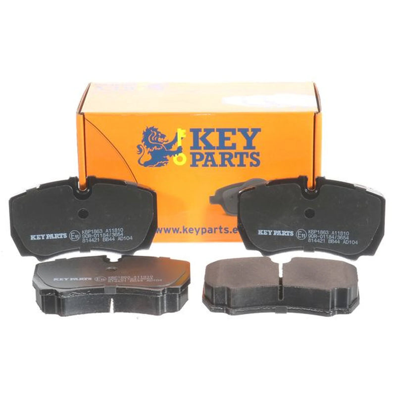 Key Parts 4 x Rear Brake Pad Set KBP1863