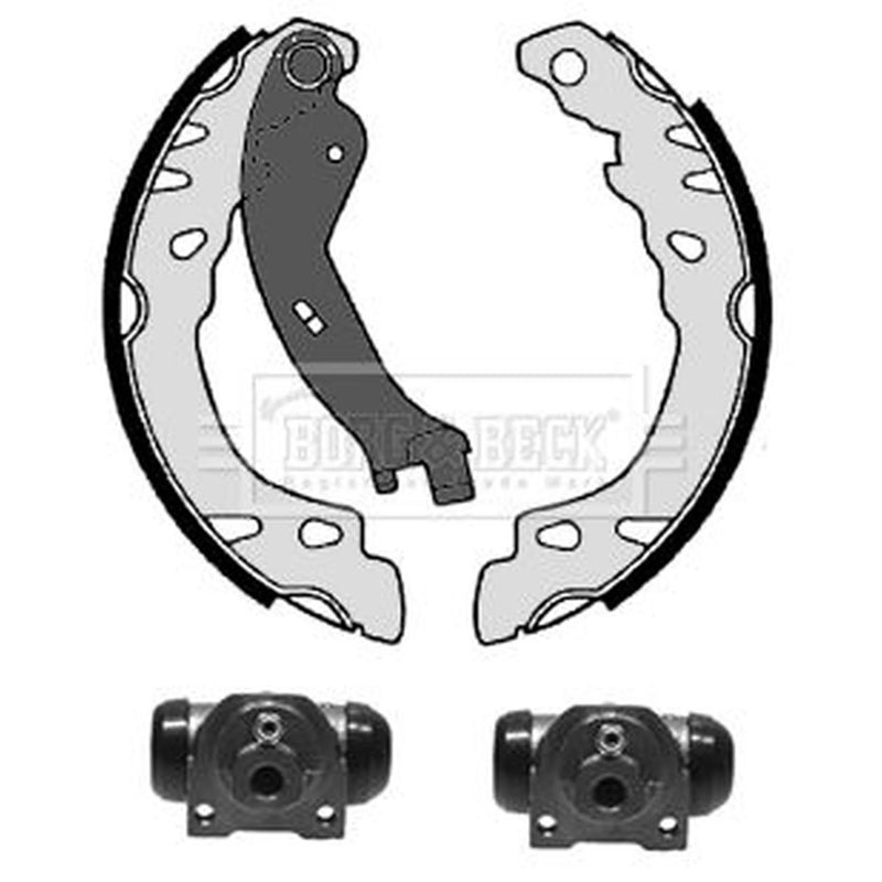 Borg & Beck Brake Shoe Set Axle Kit BBS1086K