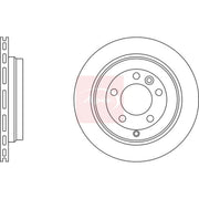 Apec 2 x Vented Rear Brake Discs DSK2428