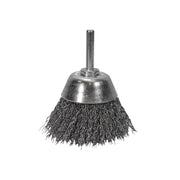Faithfull Wire Brush Shaft Mounted 70mm x 25mm, 0.30mm Wire - FAIWBSI70