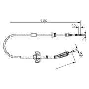 Bosch Handbrake Cable Left Rear 1 987 482 284