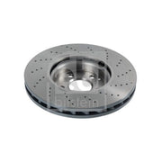 Febi 2 x Perforated/Vented Front Brake Discs 107500