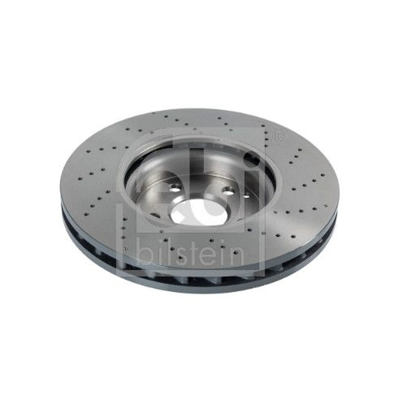 Febi 2 x Perforated/Vented Front Brake Discs 107500