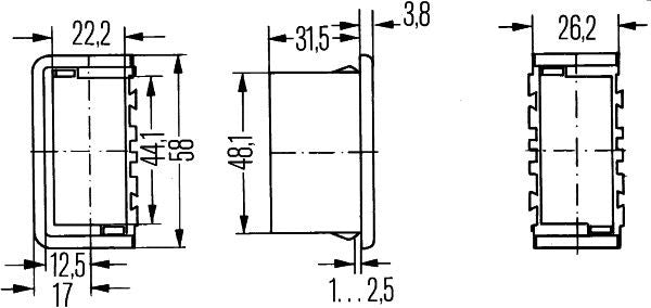 Hella 8HG 716 734-007 Switch Holder