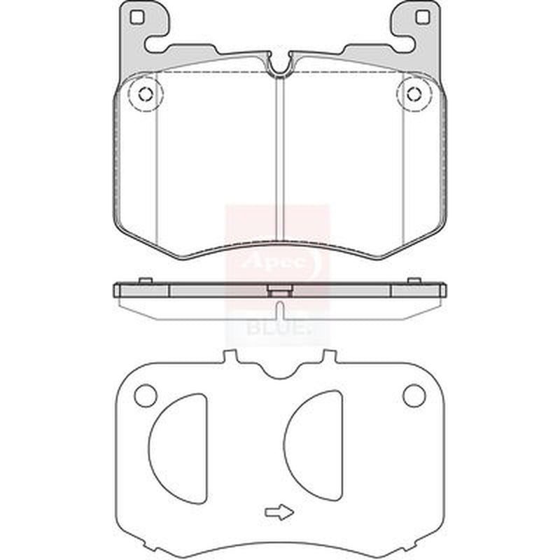Apec Front Brake Pad Set PD3966