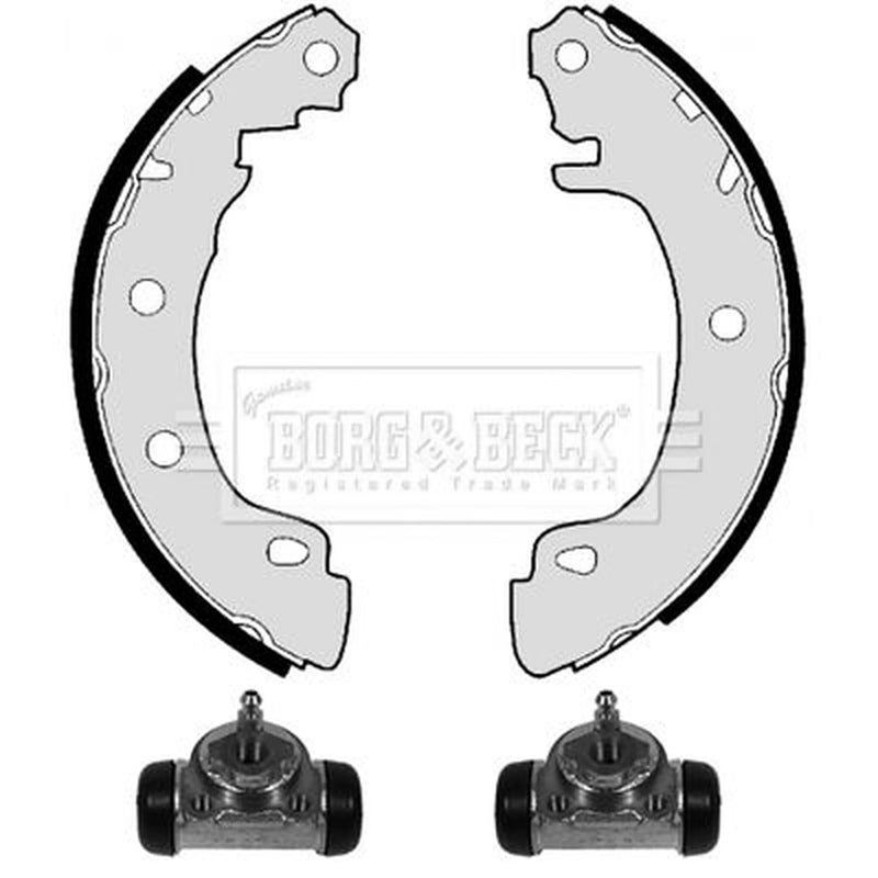 Borg & Beck Brake Shoe Set Axle Kit BBS1052K