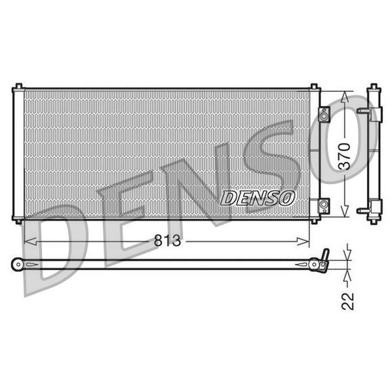Denso Air Conditioning Condenser DCN10018