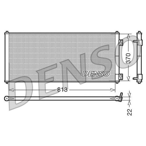 Denso Air Conditioning Condenser DCN10018