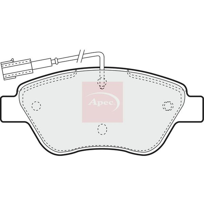 Apec Front Brake Pad Set PAD1274