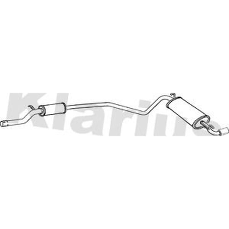 Klarius Box With Tail Pipe Rear FT794V