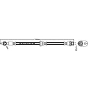 Juratek Brake Hydraulic Hose Line Front Left JBH1082L