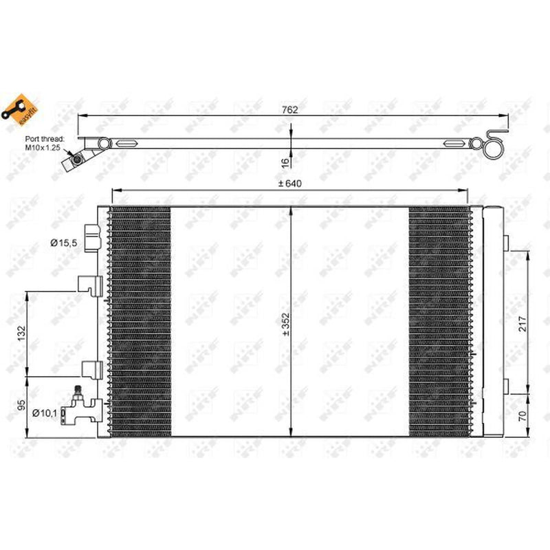 NRF Air Conditioning Condenser 35932