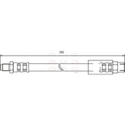 Apec Brake Hydraulic Hose Line Rear HOS3393
