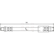 Apec Brake Hydraulic Hose Line Rear HOS3393