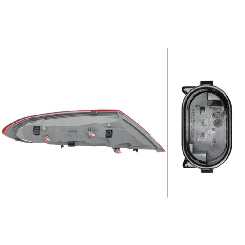 Hella Tail Light / Lamp LED Right 2SD 011 786-221