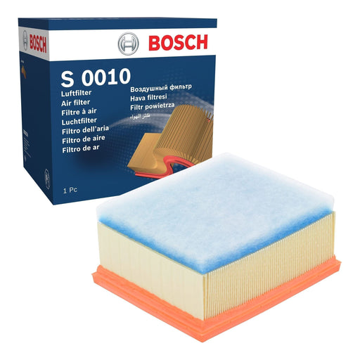 Genuine Bosch Car Air Filter S0010 Fits Peugeot 206 - 1.4 - 98-12 F026400010 Bosch  - Town Parts