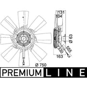 Mahle Engine Cooling Fan CFF 473 000P