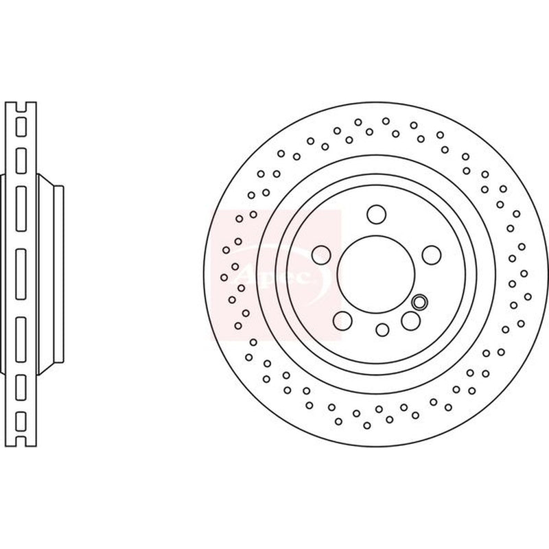 Apec / Rear Brake Discs DSK3007