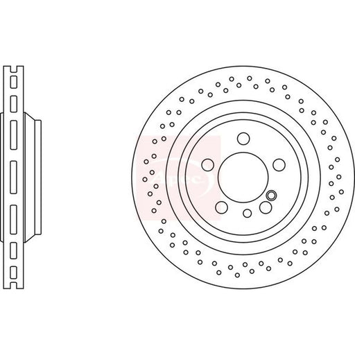 Apec / Rear Brake Discs DSK3007