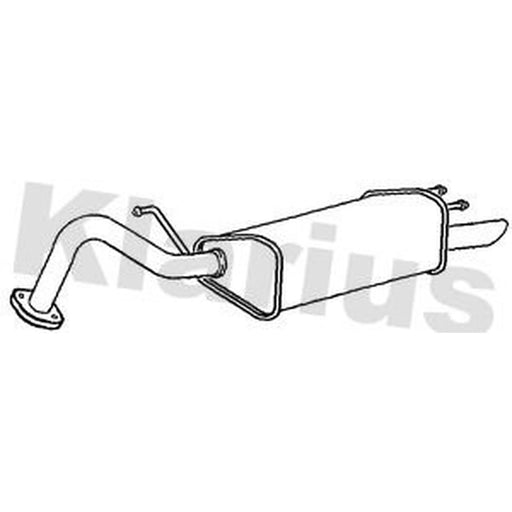 Klarius Box With Tail Pipe Rear DW25H