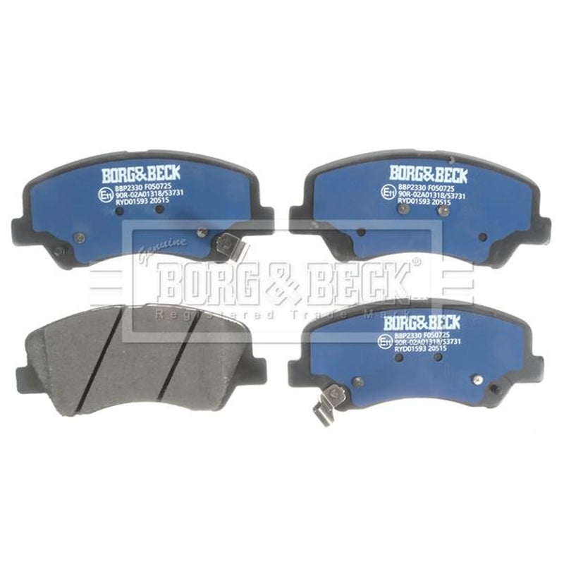 Borg & Beck 4 x Front Brake Pad Set BBP2330