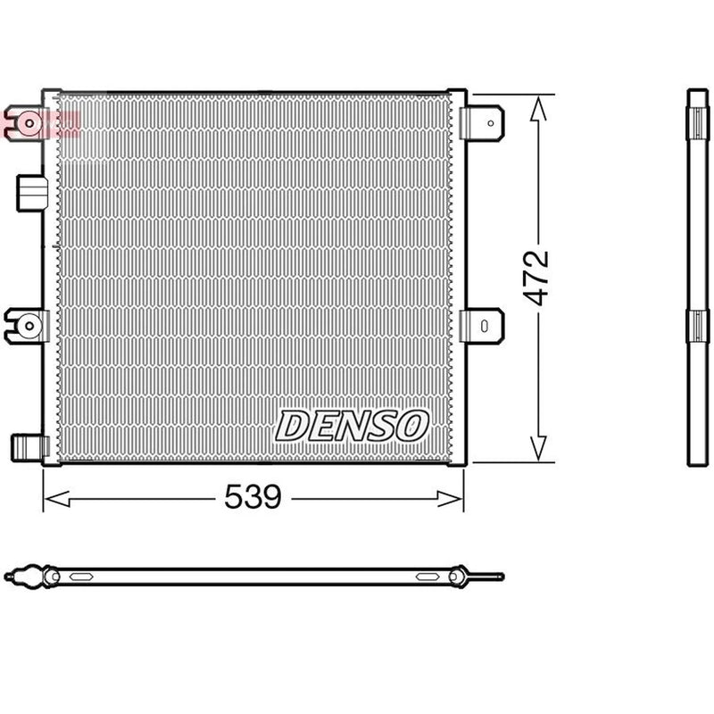 Denso Air Conditioning Condenser DCN99077
