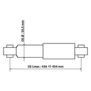 KYB Shock Absorber Damper Strut Rear 3450003
