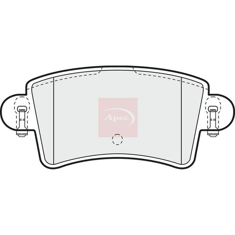 Apec Rear Brake Pad Set PAD1197