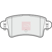 Apec Rear Brake Pad Set PAD1197